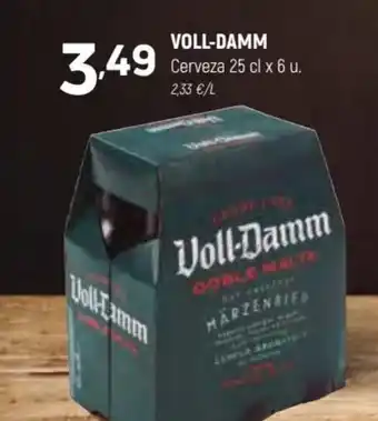 Coviran Voll Damm Cerveza 25 cl. x 6 u oferta