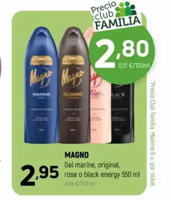 Coviran Magno Gel marine, original rose o black energy 550 ml. oferta