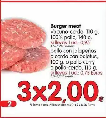 Alimerka Burger Meat 110g/140g oferta