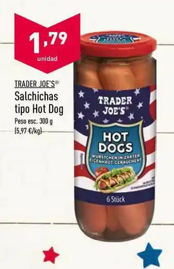 Trader Joe's Salchichas Tipo Hot Dog 300g