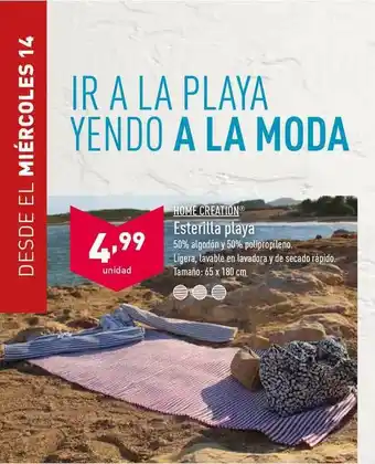 ALDI Home Creation Esterilla Playa oferta