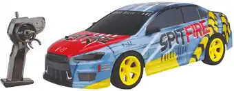 Alcampo Coche radiocontrol rally spitfire/ carbón oferta