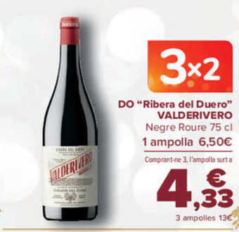 Carrefour DO Ribera del Duero Valderivero oferta