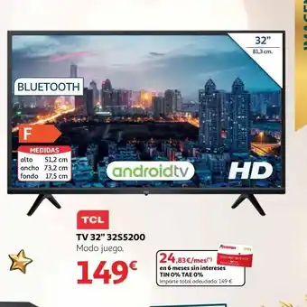 Alcampo Smart tv tcl oferta