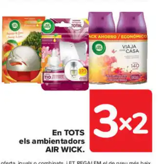 Carrefour En TOTS els ambientadors Air Wick oferta