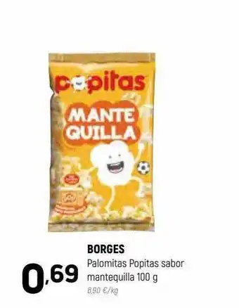 Coviran Borges palomitas popitas sabor mantequilla oferta