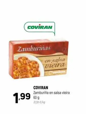 Coviran zamburiña en salsa vieira