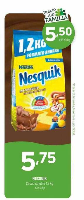 Coviran Nesquik cacao soluble oferta