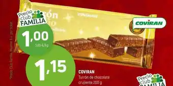 Coviran Coviran trrón de chocolate crujiente oferta