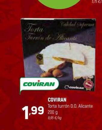Coviran Coviran torta turrón d.o. alicante oferta