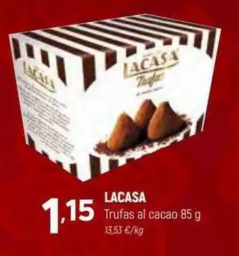 Lacasa trufas al cacao