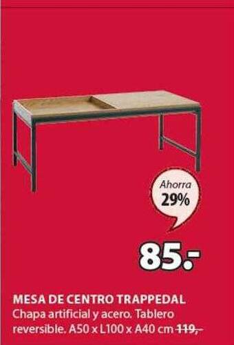 JYSK Mesa de centro trappedal oferta
