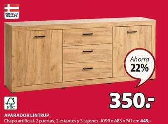 JYSK Aparador lintrup oferta