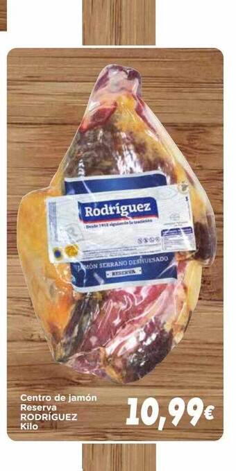 Supermercados Piedra Centro de jamón reserva rodriguez oferta