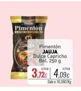 Cuevas Cash Pimentón jauja dulce capricho oferta