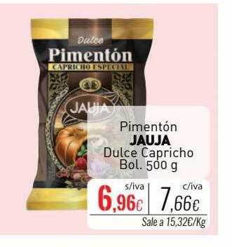Cuevas Cash Pimentón jauja dulce capricho oferta