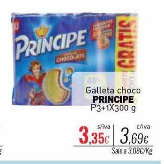 Cuevas Cash Galleta choco principe oferta