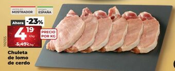 Maxi Dia Chuletas de lomo de cerdo oferta