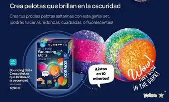 Dideco Bouncing balls crea pelotas que brillan en la oscuridad oferta