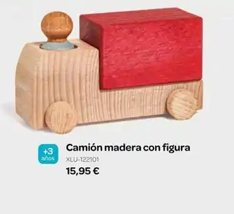 Camión madera con figura
