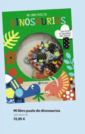 Dideco Mi libro puzle de dinosaurios oferta