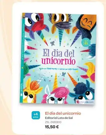 Dideco El dia del unicornio editorial lata de sal oferta
