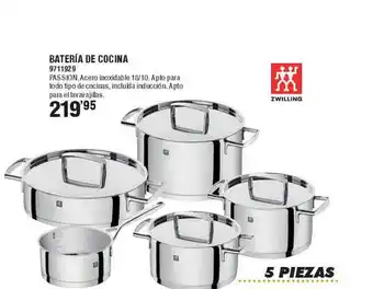 Optimus Batería de cocina oferta