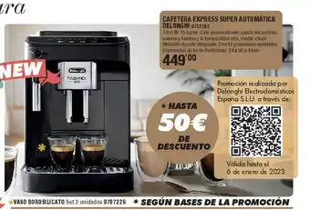 Optimus Cafetera express super automática delonghi oferta