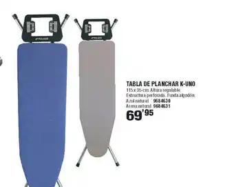 Optimus Tabla de planchar k-uno oferta