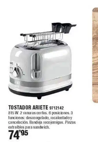 Optimus Tostador ariete oferta