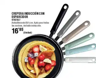 Optimus Crepera inducción con esparcidor oferta