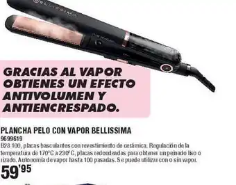 Optimus Plancha pelo con vapor bellissima oferta