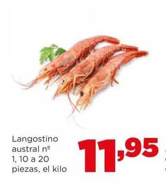 Alimerka Langostino austral n° 1 10 a 20 piezas oferta