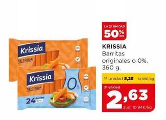 Alimerka La 2a unidad 50% dto krissia barritas originales o 0% oferta