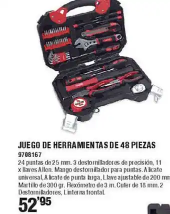 Optimus Juego de herremientas de 48 piezas oferta