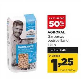 Alimerka La 2a unidad 50% dto agropal garbanzo pedrosillano oferta