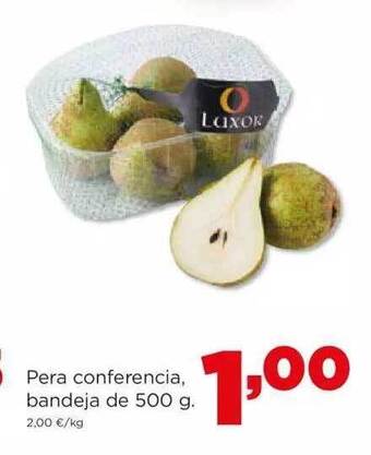 Alimerka Pera conferencia bandeja oferta