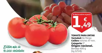 Alcampo Tomata para untar oferta