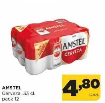 Alimerka Amstel cerveza pack 12 oferta
