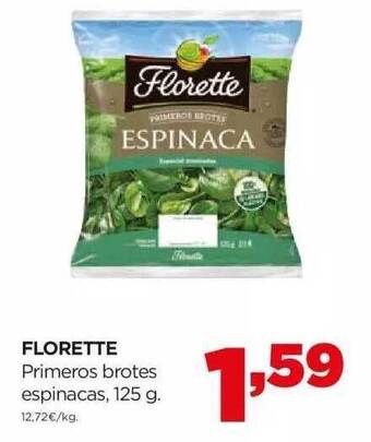 Alimerka Florette primeros brotes espinacas oferta