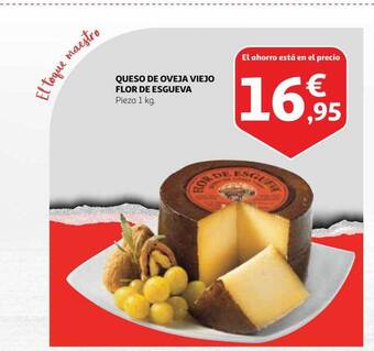 Alcampo Queso de oveja viejo flor de esgueva oferta