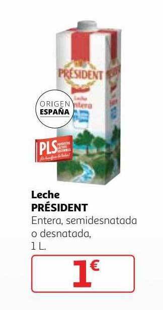 Alcampo Leche président oferta