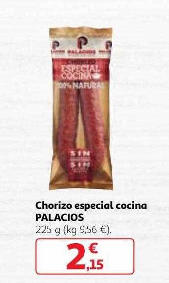 Alcampo Chorizo especial cocina palacios oferta