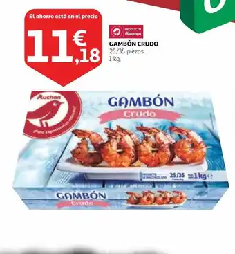 Alcampo Gambón crudo oferta