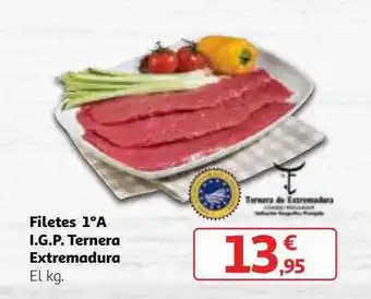 Alcampo Filetes 1°a i.g.p. ternera extremadura oferta