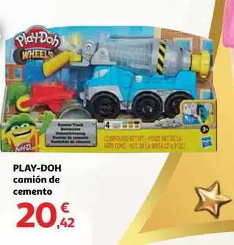 Alcampo Play-doh camión de cemento oferta
