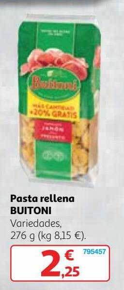 Alcampo Pasta rellena buitoni oferta