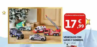 Alcampo Vehiculos con luces y sonidos oferta