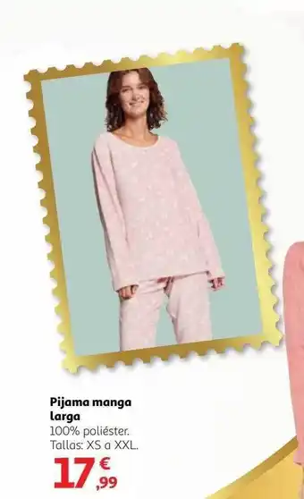 Alcampo Pijama manga larga oferta