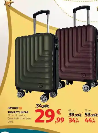 Alcampo Airport trolley linear oferta